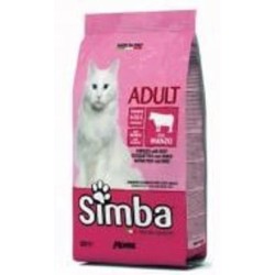 Корм сухой для взрослых кошек SIMBA. Adult с говядиной 400 г