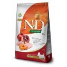 Корм сухой беззерновой для взрослых собак для малых пород Farmina N&D Pumpkin Mini (тыква, курица и гранат ) 800 г