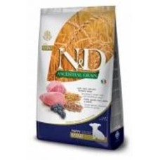Корм сухой для щенков для малых пород Farmina N&D AncestralGrain Mini (ягненок и черника ) 2,5 кг