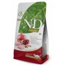 Корм сухой беззерновой для стерилизованных взрослых кошек Farmina N&D GrainFreePrime курица и гранат 1,5 кг