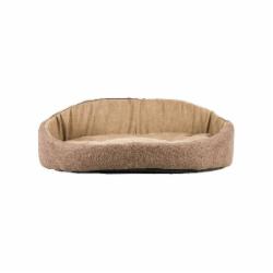 Лежак FX home Колизей овальный капучино 58х42х20 см