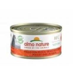 Консерва для взрослых котов Almo Nature HFC Natural с курицей и тыквой 70 г