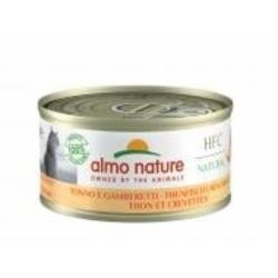 Консерва для взрослых котов Almo Nature HFC Natural с тунцом и креветками 70 г