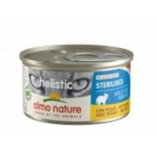 Консерва для стерилизованных котов Almo Nature Holistic Functional Cat с курицей 85 г