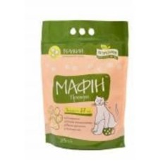Наполнитель бентонитовый Мафін Крупный 4,5 л