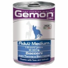 Консерва для собак для всех пород GEMON wet medium adult тунец с лососем (70387880) 415 г