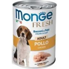 Корм влажный для собак для всех пород Monge fresh курица 400 г