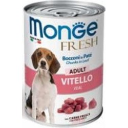 Корм влажный для собак для всех пород Monge fresh телятина 400 г
