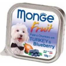 Корм влажный для всех пород Monge FRUIT с индейкой и черникой (70013208) 100 г