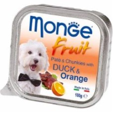 Корм влажный для собак для всех пород Monge fruit утка с апельсином (70013239) 100 г
