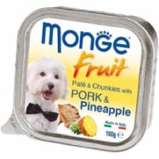 Корм влажный для собак для всех пород Monge fruit свинина с ананасом (70013253) 100 г
