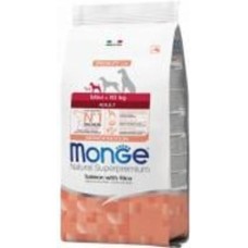 Корм сухой для собак для малых пород Monge mini adult лосось с рисом 800 г