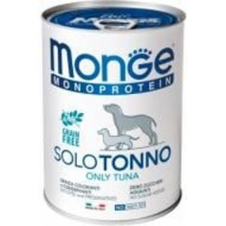 Корм влажный Для взрослых собак на всех стадиях жизни для всех пород Monge Dog Solo с тунцем 400 г