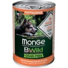 Корм влажный для собак для всех пород Monge wet bw pup&jun утка тыква 400 г