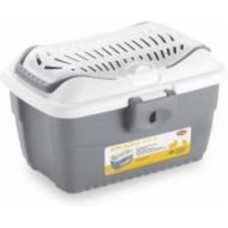 Переноска Stefanplast Mini Gulliver 40х30х24 см (белый/серый)