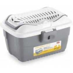 Переноска Stefanplast Mini Gulliver 40х30х24 см (белый/серый)