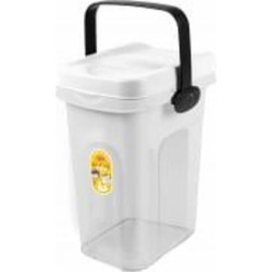 Контейнер Stefanplast 7 л 2.5 кг 23х19х31 см белый/прозрачный
