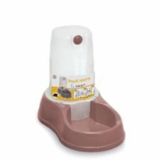 Миска-дозатор Stefanplast Break reserve Water 1,5 л (коричнево-розовая)