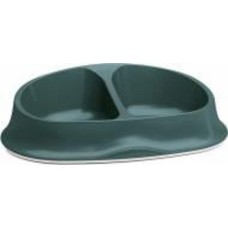 Миска двойная Stefanplast Chic double 025 л + 025 л изумрудный