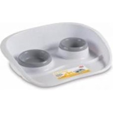 Набор мисок Stefanplast Set dinner 0,25л + 0,3л (серый)