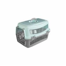 Переноска AnimAll 48,5х32,5х32,5 см серо-мятная CNR-102