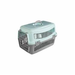 Переноска AnimAll 48,5х32,5х32,5 см серо-мятная CNR-102
