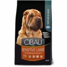 Корм сухой для собак для средних пород/для крупных пород Farmina Cibau Sensitive Adult Medium & Maxi с ягненком 12 кг