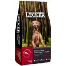 Корм сухой Lecker Premium с говядиной, рисом и овощами 10 кг