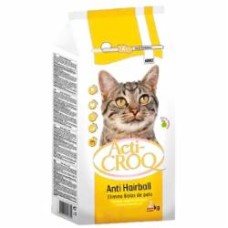 Корм сухой ActiCROQ Anti Hairball для взрослых кошек курица 2 кг