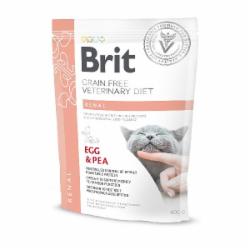 Корм сухой для взрослых котов Brit VetDiets с хронической почечной недостаточностью яйцо, горох 400 г