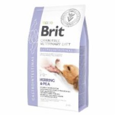 Корм сухой для взрослых собак для всех пород Brit VetDiets при нарушениях пищеварения (сельдь, лосось, горох, гречка) 2 кг