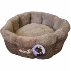 Лежак AnimAll для животных Mary S коричневый 50x50x15 см (159883)