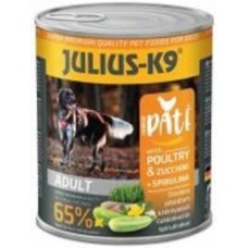 Паштет консервированный для всех пород JULIUSК-9 с птицей и цуккини 800 г