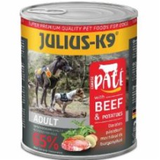 Паштет консервированный для всех пород JULIUSК-9 с говядиной 800 г
