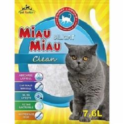 Наполнитель для кошачьего туалета MIAU MIAU SILICAT 3,05 кг