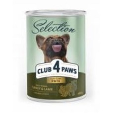 Консерва для всех пород Club 4 Paws Selection с индейкой 400 г
