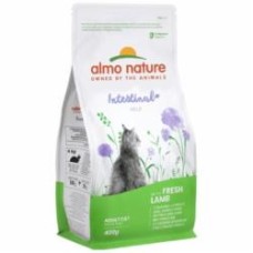 Корм сухой Almo Nature для взрослых котов с чувствительным пищеварением с ягненком 400 г