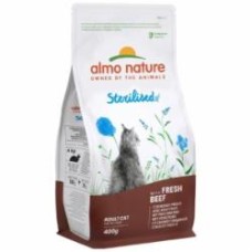 Корм сухой Almo Nature для взрослых стерилизованных котов с говядиной 400 г