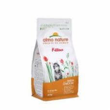 Корм сухой Almo Nature для котят со свежей курицей Almo Nature Holistic Cat, 400 г с курицей 400 г