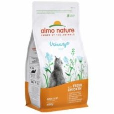 Корм сухой Almo Nature для профилактики мочекаменной болезни у взрослых котов с курицей 400 г