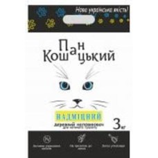 Наполнитель для кошачьего туалета Пан Кошацький Древесный 3 кг