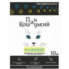 Наполнитель для кошачьего туалета Пан Кошацький Древесный 10 кг