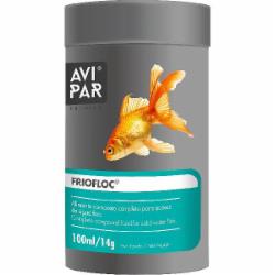 Корм Avipar FRIOFLOC для холодноводных рыб 100 мл/14 г (мясная и рыбная мука, овес, соя)