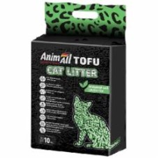 Наполнитель для кошачьего туалета AnimAll ТОФА Зеленый Чай 10 Л 4,66 кг