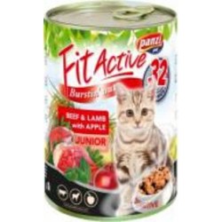 Консерва для котят FitActive Junior ягненок и яблоко с говядиной 415 г