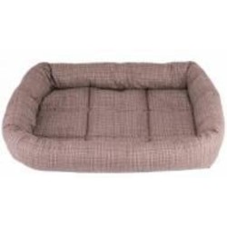 Лежак FX home Хит 60х48х10 см коричневая полоса