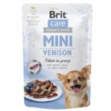 Корм влажный для собак для малых пород Brit Care з філе дичини в соусі 85 г