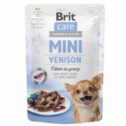 Корм влажный для собак для малых пород Brit Care з філе дичини в соусі 85 г