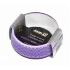 Миска AnimAll для собак с узором PS05020 300 мл фиолетовый