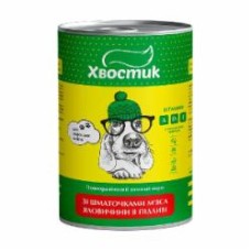 Консерва для всех пород для всех пород ТМ Хвостик с говядиной 1,24 кг
